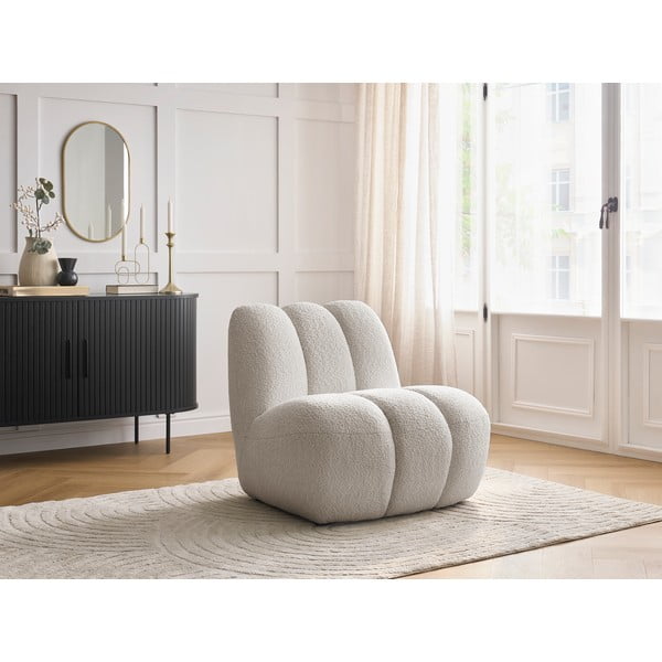 Бежово кресло от прежда с примки от букле Janissaire – Bobochic Paris-image-1