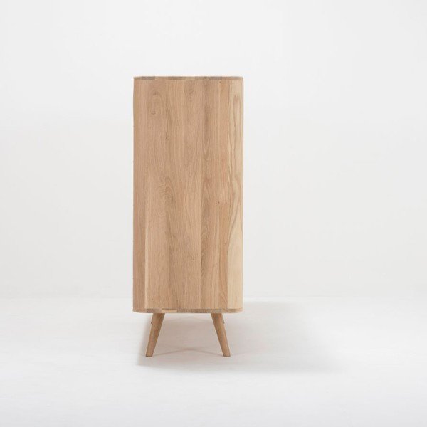 Дъбов скрин Две, 180 x 110 cm Ena - Gazzda-image-4