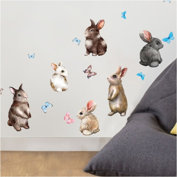 Стикери за стена Baby Rabbits - Ambiance