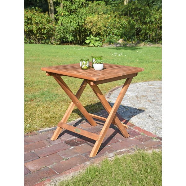 Градинска маса за съхранение от масивна акация 50x50 cm Cleveland – Garden Pleasure-image-1