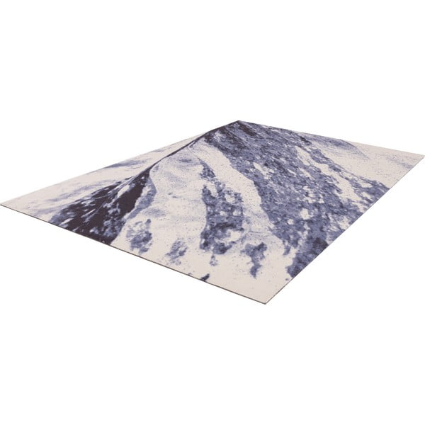 Син вълнен килим 200x300 cm Albo - Agnella-image-4