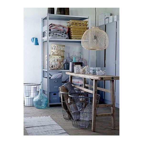 Висящо осветително тяло с бамбуков абажур в естествен цвят ø 42 cm Rodi – Bloomingville-image-3