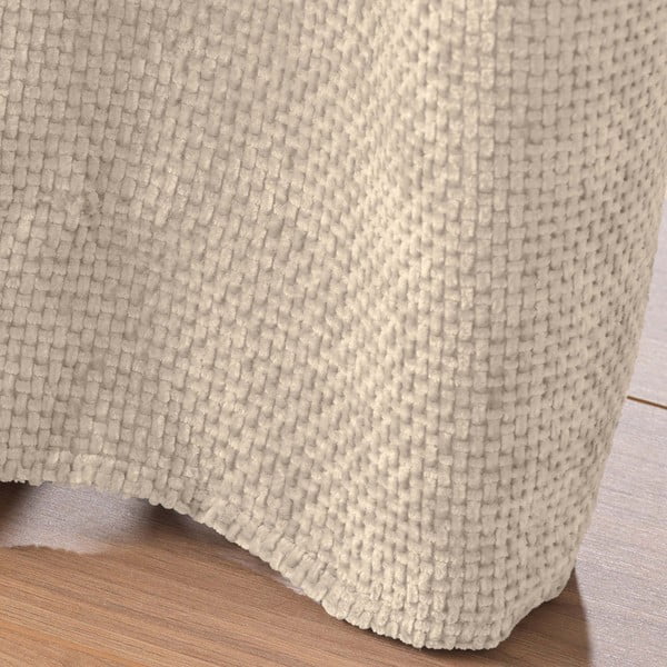 Бежово перде от шенил 140x260 cm Leo – douceur d'intérieur-image-4