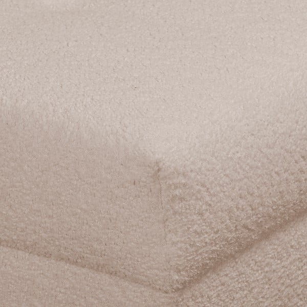 Бежова табуретка от плат bouclé Ariella - Ropez-image-4