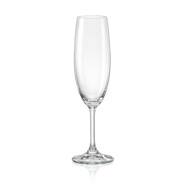 Комплект от 6 чаши за шампанско , 220 ml Lara - Crystalex