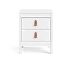 Бяло нощно шкафче Madrid - Tvilum