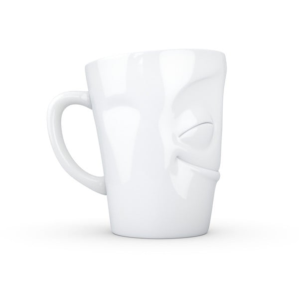 Бяла порцеланова чаша с дръжка , обем 350 ml - 58products-image-4