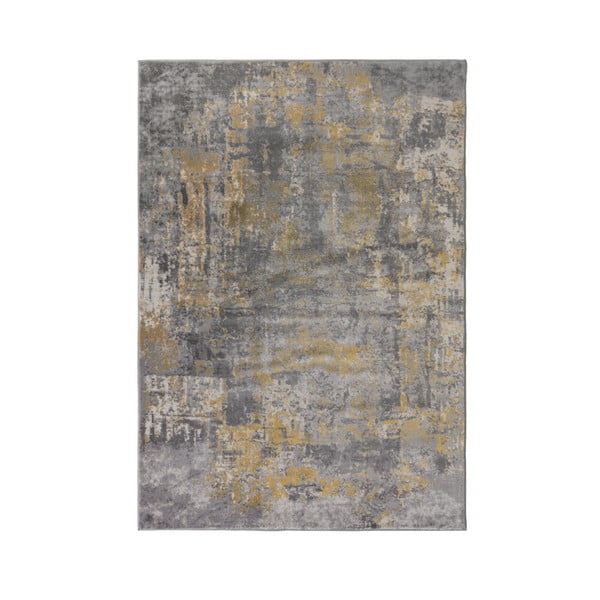 Šedo-žlutý koberec Flair Rugs Wonderlust, 80 x 300 cm