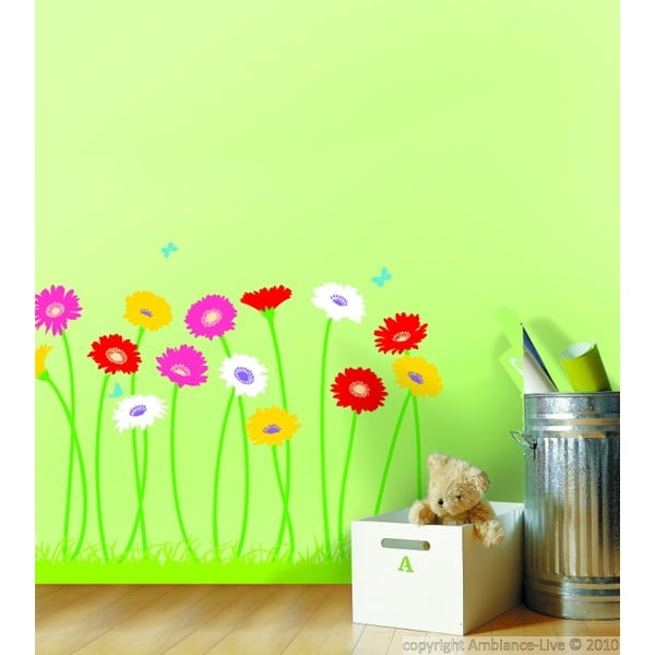 Комплект стикери за градина с цветя - Ambiance-image-1