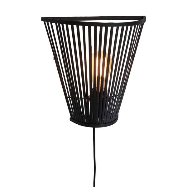 Черна стенна лампа Merapi - Good&Mojo