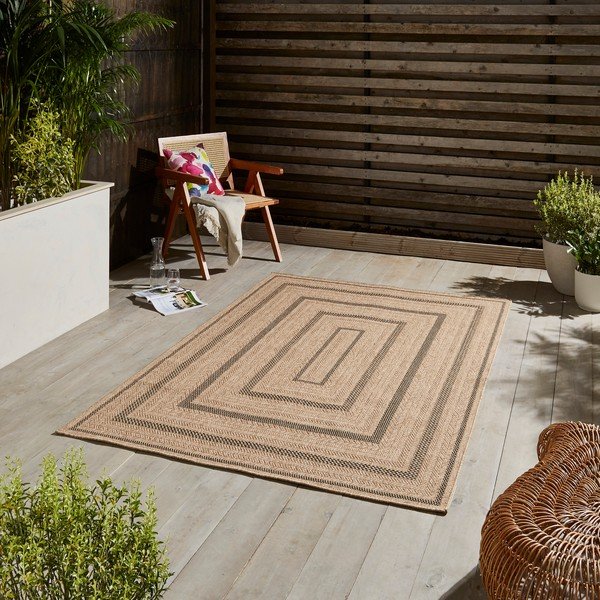 Светлокафяв външен килим 120x170 cm Nomad – Think Rugs-image-1