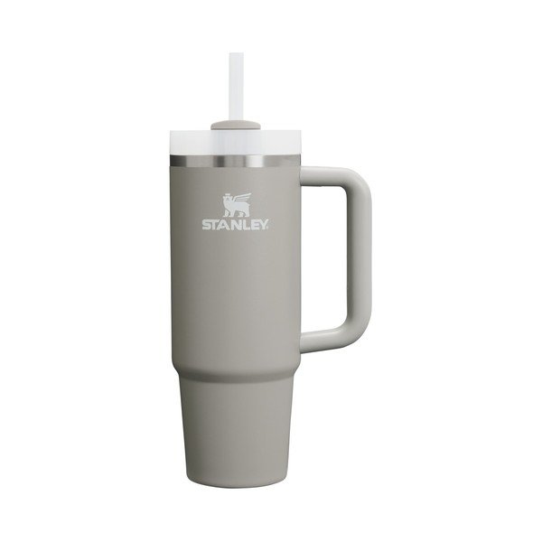 Светлосив термос със сламка от неръждаема стомана 890 ml Quencher H2.O FlowState™ Tumbler Ash – Stanley