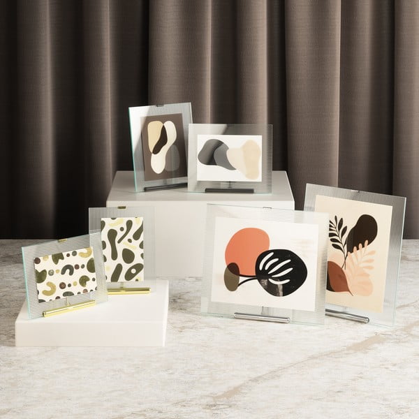 Черна стъклена стояща рамка 19x23 cm Flute – Umbra-image-4