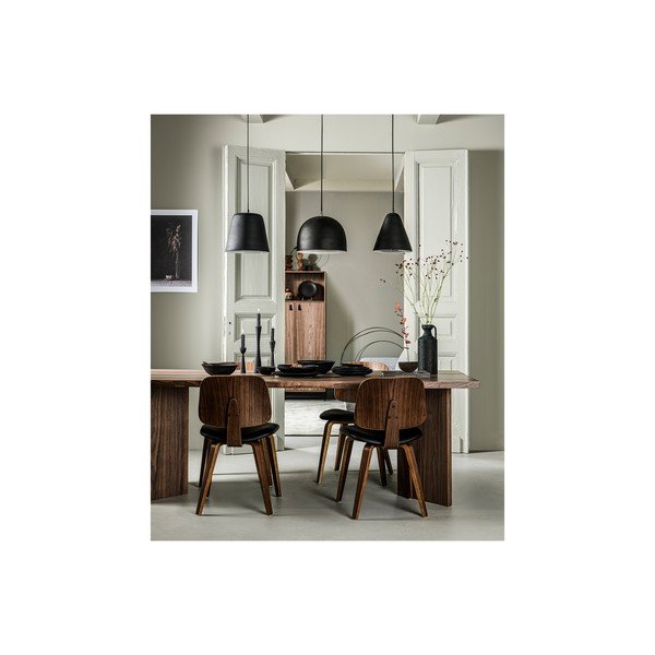 Трапезен стол от орех с тапицерия от изкуствена кожа Classic - vtwonen-image-1