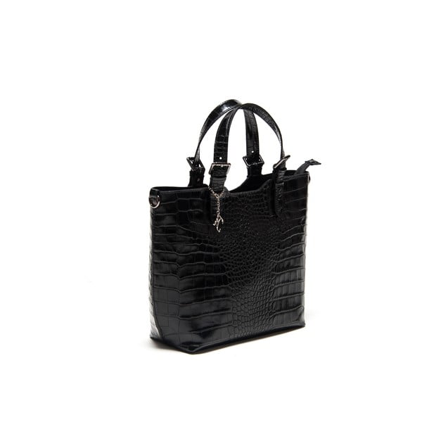 Černá kožená kabelka Renata Corsi 635-image-2