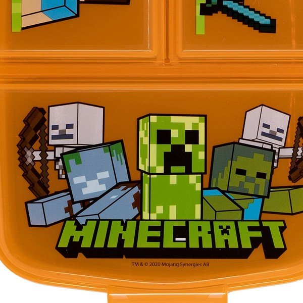 Оранжева пластмасова детска кутия за храна Minecraft – STOR-image-4