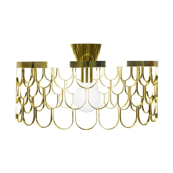 Таванна лампа от месинг Globen Lighting Gatsby, ø 50 cm - Globen Lighting