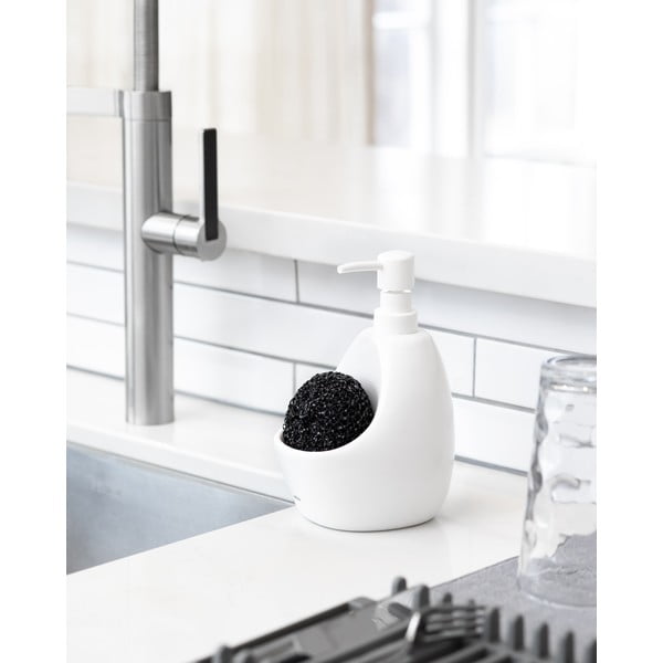 Бял керамичен диспенсер за сапун 590 ml Joey – Umbra-image-1