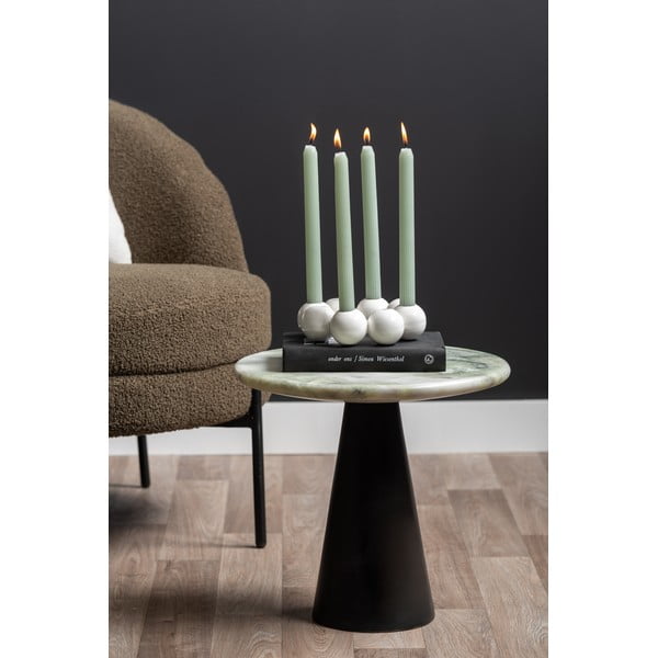 Мраморна кръгла странична масичка ø 40 cm Force – Leitmotiv-image-3