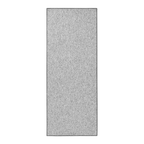 Běhoun BT Carpet Wolly v šedé barvě, 80 x 200 cm