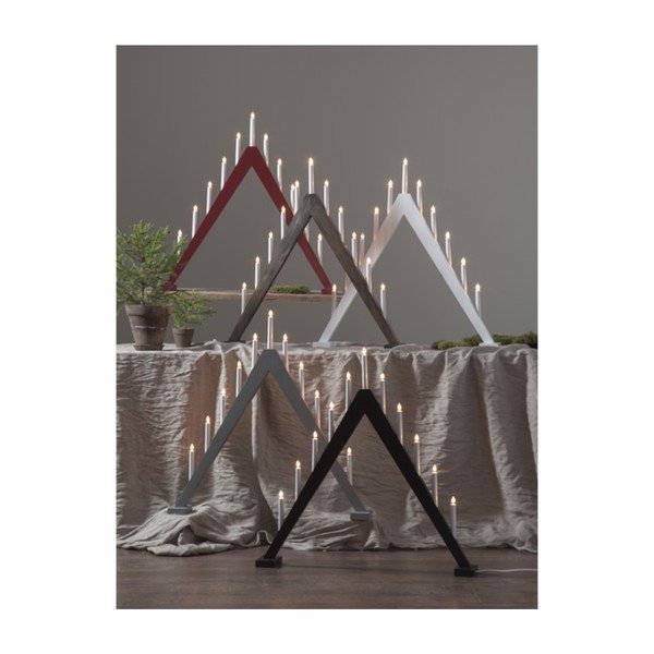 Бяла коледна LED свещ, височина 79 см Trill - Star Trading-image-3