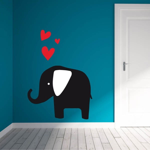Samolepka na stěnu Elephant Love