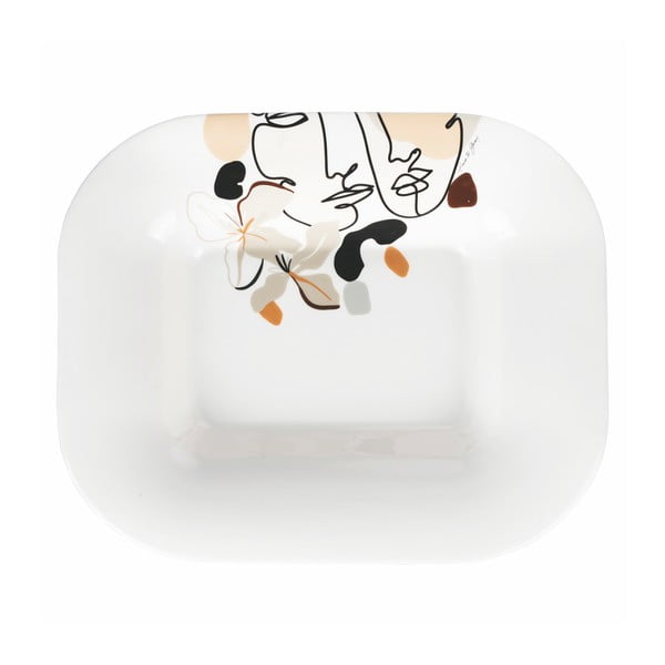 Керамична чиния за сервиране , 43,5 x 35,5 cm Face to Grey - VDE Tivoli 1996-image-2