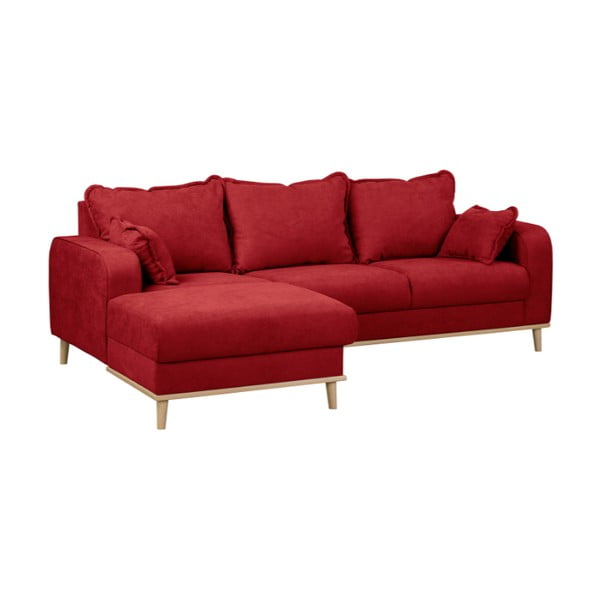 Червен ъглов диван (ляв ъгъл) Beata - Ropez-image-2