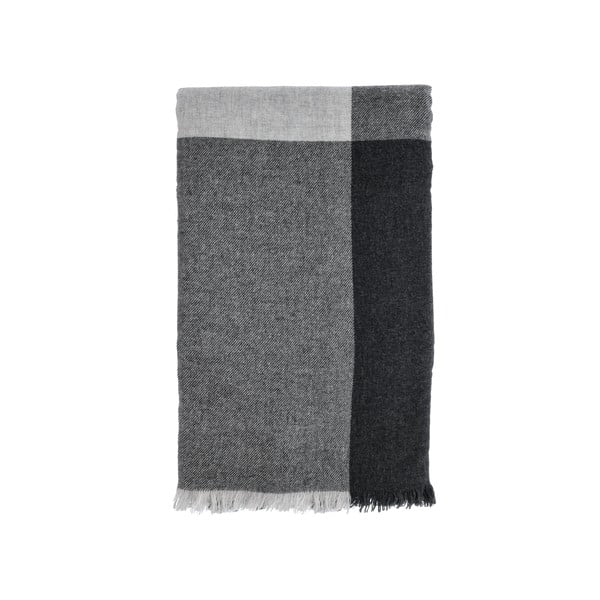 Сиво вълнено одеяло 130x200 cm Merino – Södahl-image-2