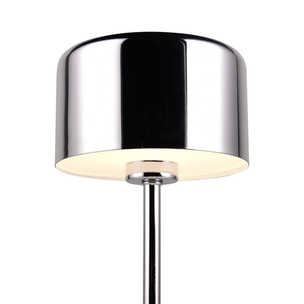 LED настолна лампа с възможност за димиране в лъскаво сребро (височина 30 cm) Jeff - Reality-image-1