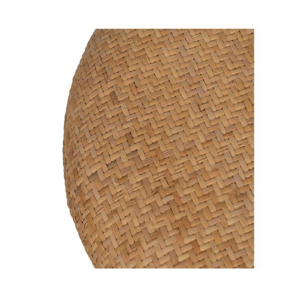Плетена табуретка в естествен цвят Rattan – Ixia-image-4
