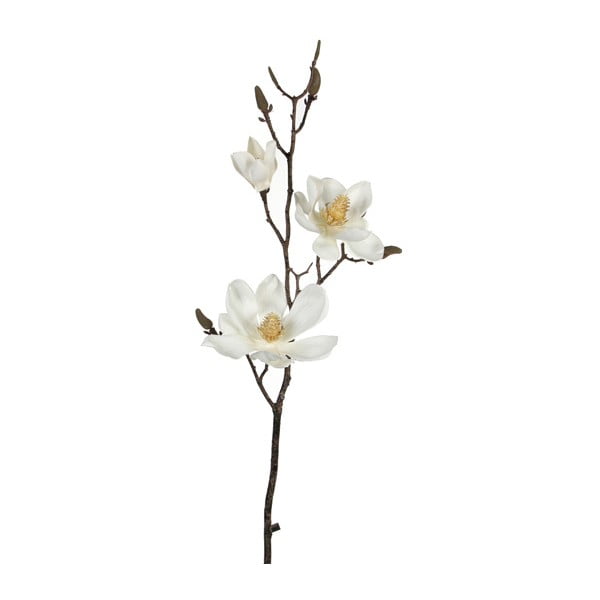 Umělá květina Magnolia Cream, 80 cm