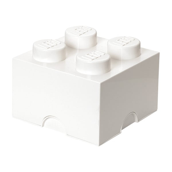 Бяла квадратна кутия за съхранение - LEGO®