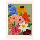 Постер 50x70 cm Flowers on Sage Green – Carla Llanos – The Poster Club