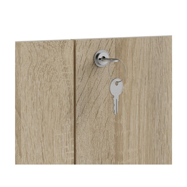 Компонент - врата в дъбов декор в естествен цвят 84x105 cm Prima - Tvilum-image-3