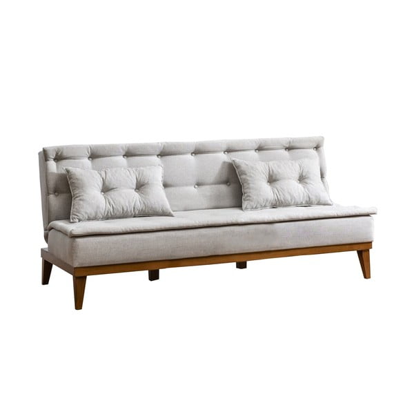 Кремав разтегателен диван Aristea - Unique Design