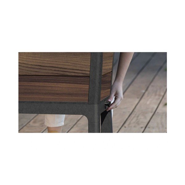 Повдигната леха Deco Walnut – Keter-image-3