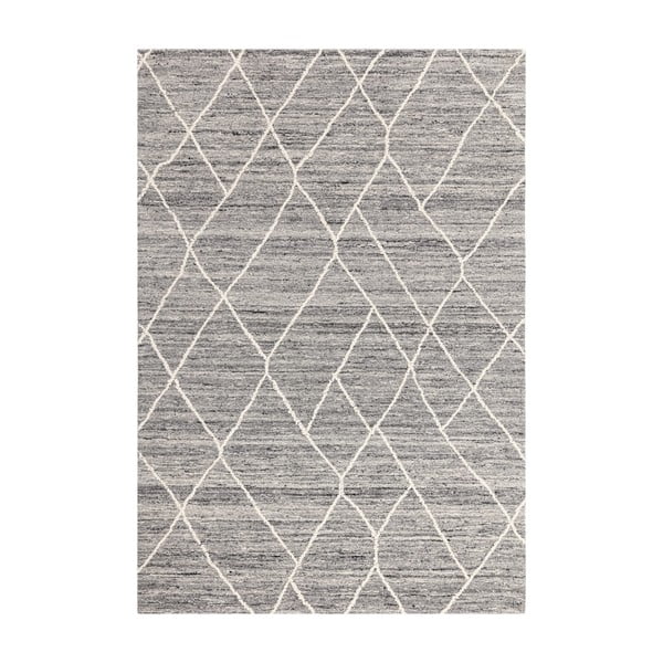 Сив вълнен килим 160x230 cm Noah - Asiatic Carpets