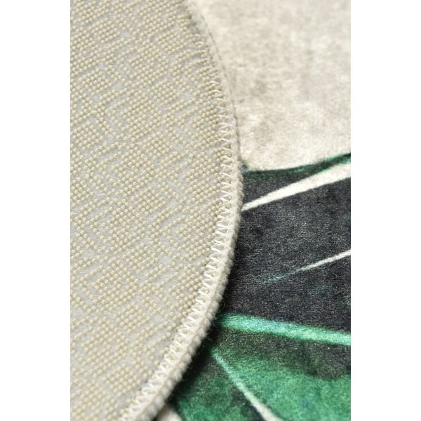 Зелени-бежови килими за баня в комплект от 2 бр. 60x100 cm Floret – Foutastic-image-2