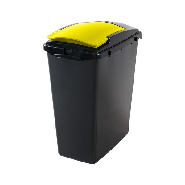 Жълт пластмасов капак за кошче за разделно събиране на отпадъци - Addis-image-1