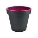 Сиво-лилава саксия , ø 29,5 cm Metro Twist - Gardenico