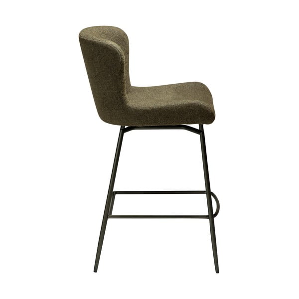Тапициран бар стол в цвят каки (височина на седалката 67,5 cm) Glam – DAN-FORM Denmark-image-1