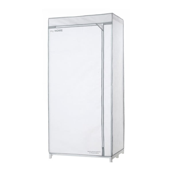 Bílá textilní šatní skříň Compactor Wardrobe X1