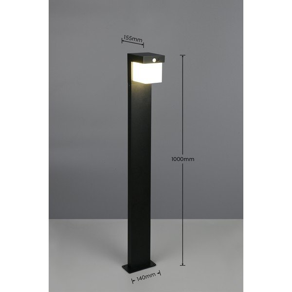 LED колонно външно осветително тяло със соларен панел (височина 100 cm) Colombo – Reality-image-4