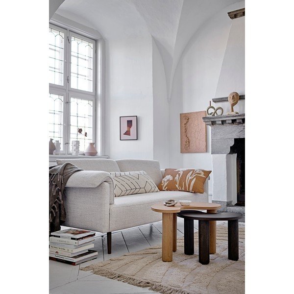 Масичка за кафе от масивно каучуково дърво в естествен цвят 44x65 cm Luppa – Bloomingville-image-2