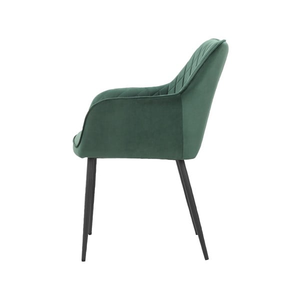 Зелени тапицирани трапезни столове в комплект 2 бр. Elvira – Støraa-image-3