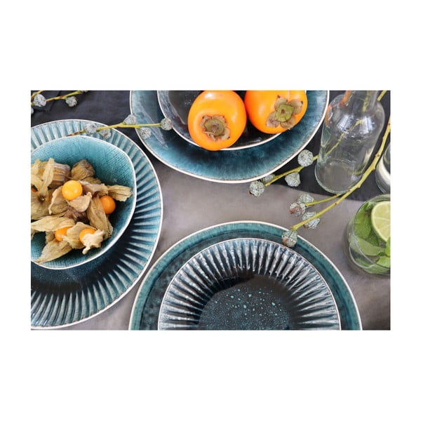 Синя керамична чиния Ръб, ⌀ 29 cm Mustique - Kare Design-image-3