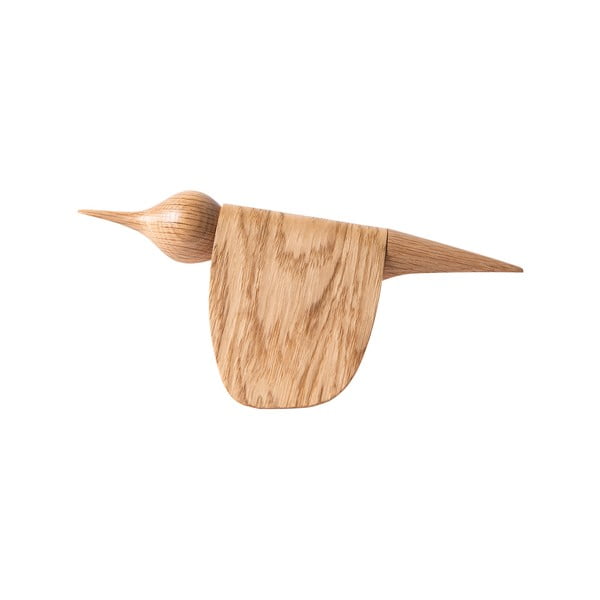 Статуетка във формата на птица, изработена от дъбово дърво Tica - Gazzda