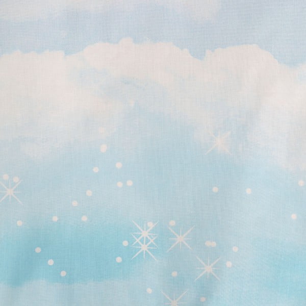 Синьо -розово двойно  детско спално бельо 200x200 cm Ombre Rainbow Clouds – Catherine Lansfield-image-4