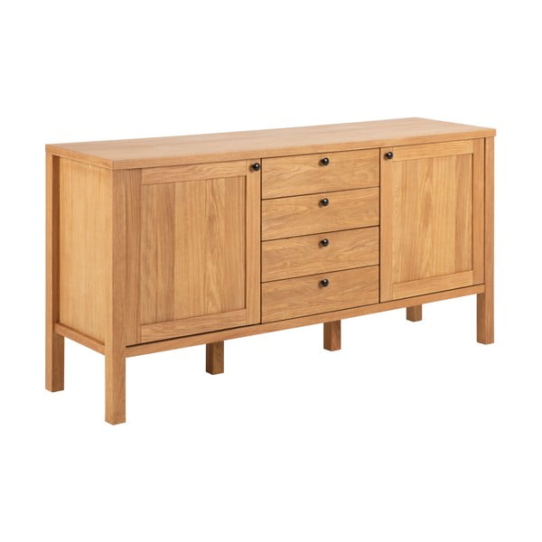 Нисък скрин от дъб 160x82 cm Brentwood - Actona-image-1